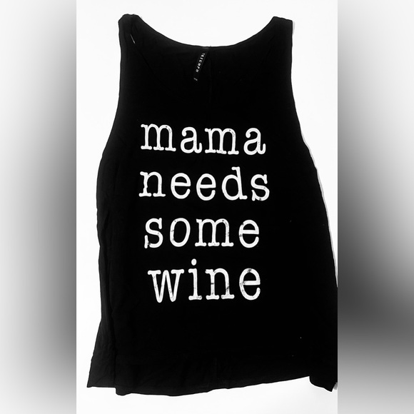 Triumph Black Tank Top with White Text - Picture 1 of 3